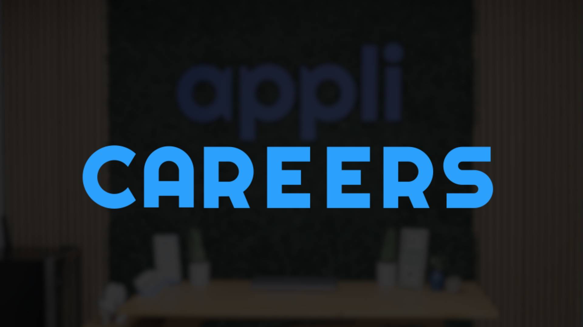 appli banner that says Careers